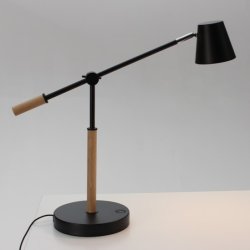 Unilux Skrivebordslampe Vicky - Sort h�jeffektiv LED kontorlampe