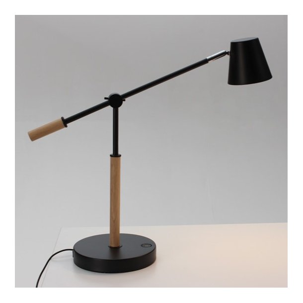 Unilux Skrivebordslampe Vicky - Sort h�jeffektiv LED kontorlampe
