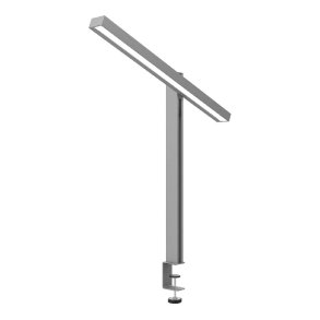 Unilux Skrivebordslampe Zenith - Metalgr� LED kontorlampe p� klemme