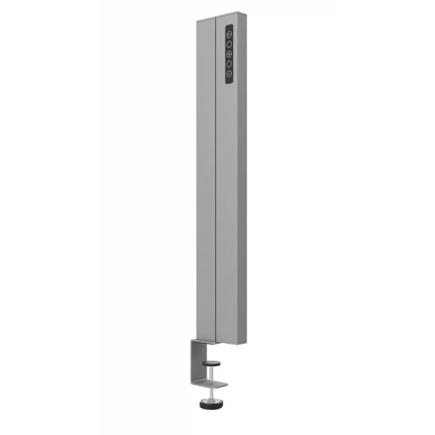 Unilux Skrivebordslampe Zenith - Metalgr� LED kontorlampe p� klemme