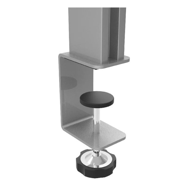 Unilux Skrivebordslampe Zenith - Metalgr� LED kontorlampe p� klemme