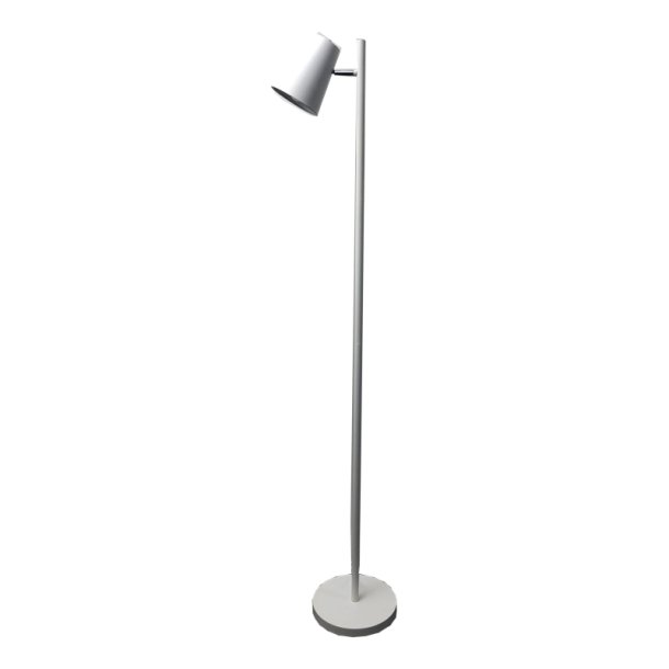 Unilux Spoty Led gulvlampe - Stilren gulvlampe hvid