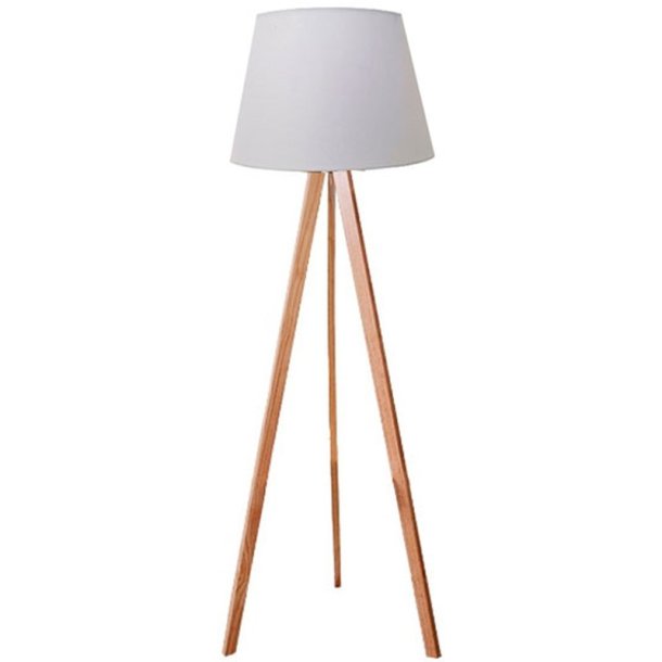 Unilux Tooka Led gulvlampe - Bambus gulvlampe hvid