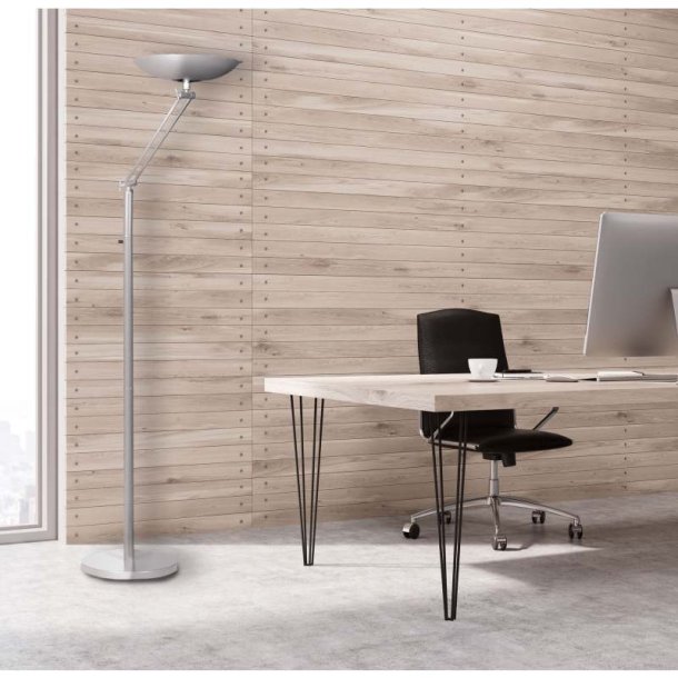 Unilux Varialux Led gulvlampe Uplight - Effektiv leddelt gulvlampe gr�