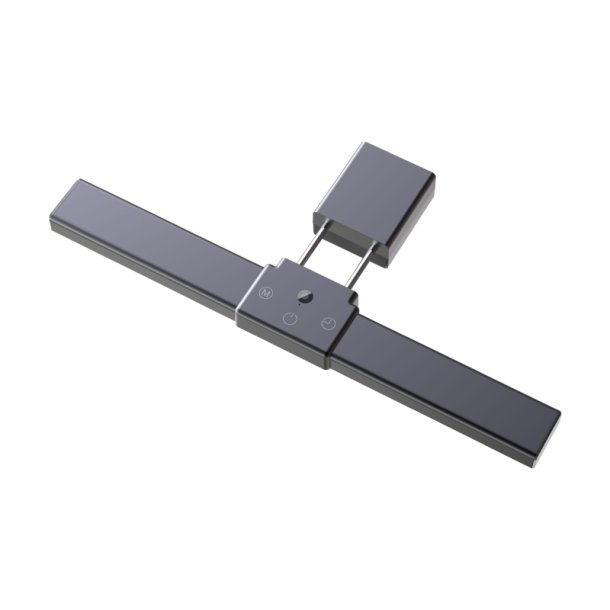 Unilux sk�rmlampe Travellight - sort fleksibel LED kontorlampe