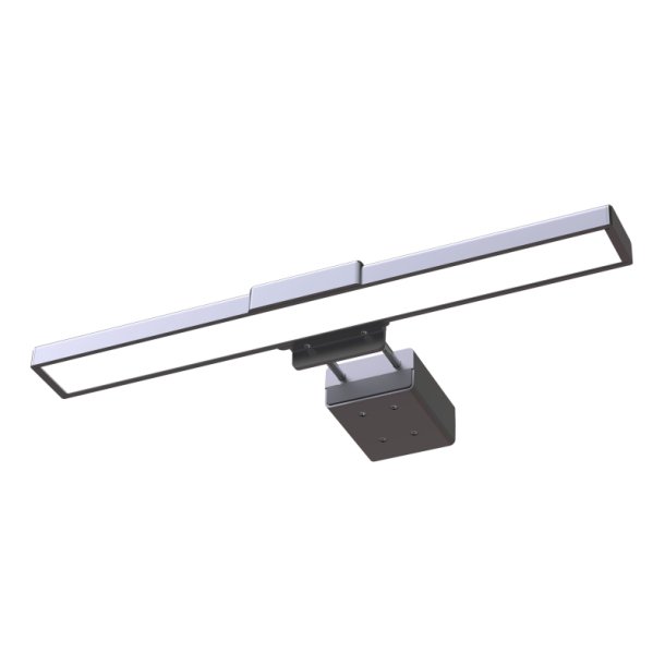 Unilux sk�rmlampe Travellight - sort fleksibel LED kontorlampe