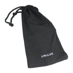 Unilux sk�rmlampe Travellight - sort fleksibel LED kontorlampe