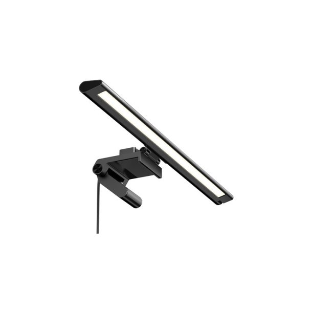Unilux sk�rmlampe Visiolight - sort LED kontorlampe til videom�der og hjemmekontor