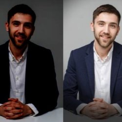 Unilux sk�rmlampe Visiolight - sort LED kontorlampe til videom�der og hjemmekontor