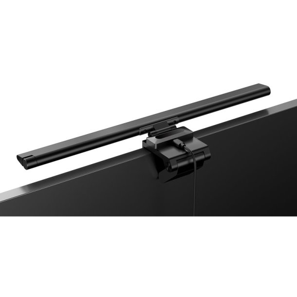 Unilux sk�rmlampe Visiolight - sort LED kontorlampe til videom�der og hjemmekontor