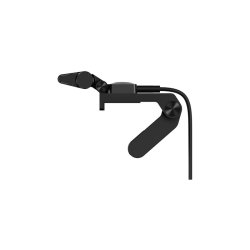 Unilux sk�rmlampe Visiolight - sort LED kontorlampe til videom�der og hjemmekontor