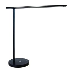 Unilux Diva bordlampe - sort LED kontorlampe - opladning