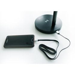 Unilux Diva bordlampe - sort LED kontorlampe - opladning