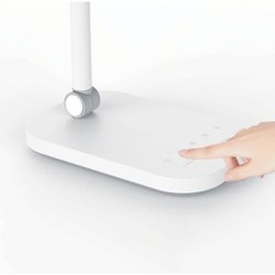 Unilux Pureline bordlampe - slv LED kontorlampe - fleksibel arm