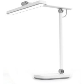 Unilux Pureline bordlampe - hvid LED kontorlampe - fleksibel arm