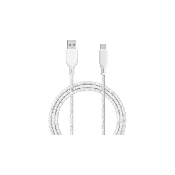 Upstr&ouml;m &Euml;ssentials 60W kabel - USB-A til USB-C - 1.2m - 480 Mbps - 100% genbrugt plast