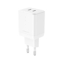 Upstr&ouml;m &Euml;ssentials 35W GaN Charger - Dual USB-C - 100% genbrugt plast