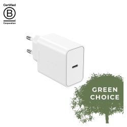 Upstr&ouml;m &Euml;ssentials 45W GaN Charger - USB-C - 100% genbrugt plast