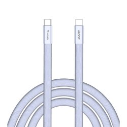 Verbatim - Sync & Charge SoftTouch Cable 100W USB-C to USB-C | 120cm | Purple - USB 2.0 - USB C - Male - Straight - Ther