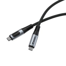 Verbatim - Sync & Charge USB C to USB C 240W 40 Gbps Display 120 cm - USB4 Gen 2x2 - USB C - Male - Straight - Nylon - 4