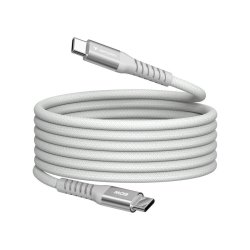Verbatim - Sync & Charge Magnetic Cable - 60W USB-C to USB-C 120 cm Gr� - USB 2.0 - USB C - Male - Straight - Nylon - 0
