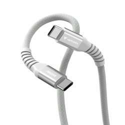 Verbatim - Sync & Charge Magnetic Cable - 60W USB-C to USB-C 120 cm Gr� - USB 2.0 - USB C - Male - Straight - Nylon - 0