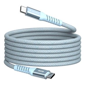 Verbatim - Sync & Charge Magnetic Cable - 60W USB-C to USB-C 120 cm Blue - USB 2.0 - USB C - Male - Straight - Nylon - 0