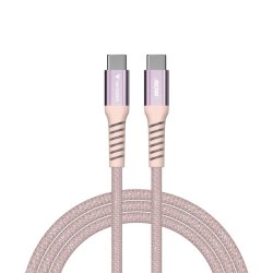 Verbatim - Sync &amp; Charge Magnetic Cable - 60W USB-C to USB-C 120 cm Pink - USB 2.0 - USB C - Male - Straight - Nylon - 0