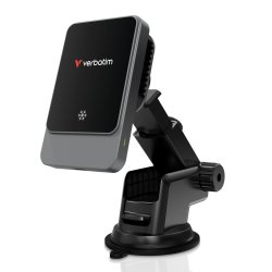 Verbatim - Charge 'n' Drive Magnetic Wireless Car Charger - Smartphone - USB - 1 - Qi - Auto - Over current, Over voltag