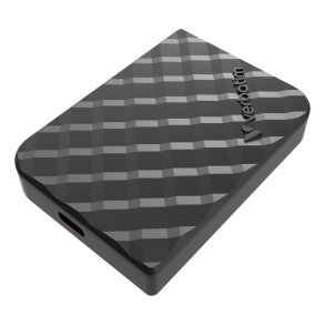 Verbatim - Store 'n' Go Mini Diamond USB-C 512GB Sort - M.2 - 512 GB - 1000 MB/s - USB Type-C - 3.2 Gen 2 (3.1 Gen 2) -