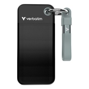 Verbatim - Pocket SSD USB 3.2 Gen 2 1TB Sort/Gr� - M.2 - 1 TB - 1000 MB/s - USB Type-C - 3.2 Gen 2 (3.1 Gen 2) - 10 Gb