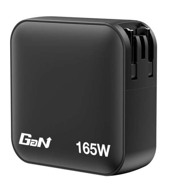 Verbatim - Mini GaN Charger 165W 4 Port US plug with EU and UK adaptors - Universal - AC - 1 - 3 - Quick Charge 3.0 - In