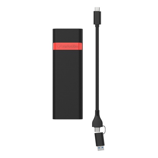 Verbatim - M.2 NVMe SSD Enclosure Kit - 1 - M.2 - PCI Express - 30,42,60,80 mm - 3.2 Gen 2 (3.1 Gen 2) - USB Type-C