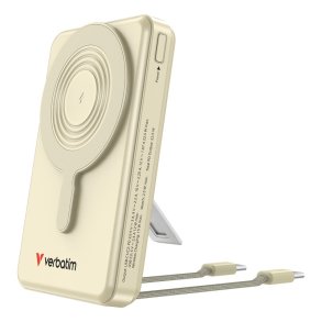Verbatim - Charge'n'Go 2C & Display Power Bank 10000 mAh Gold - 4 - Gold - Polycarbonate (PC) - Rectangle - USB - 3.85 V