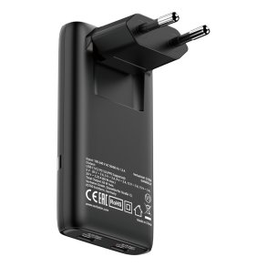 Verbatim - Fold 'n' Go GaN Charger 65W EU plug Sort - Laptop, Smartphone, Tablet - AC - 2 - Power Delivery 3.0 - Indoor