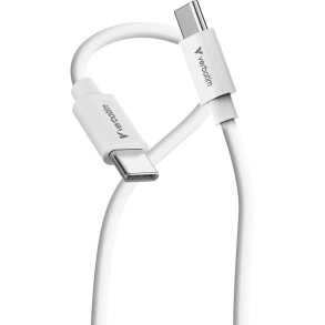 Verbatim - Essentials Sync & Charge 3m USB-C to C Cable - USB 2.0 - USB C - Male - Straight - 23 - Thermoplastic elastom