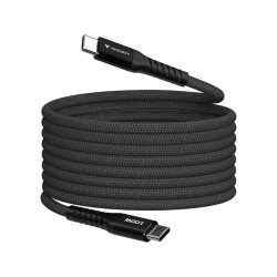 Verbatim - Sync & Charge USB-C to USB-C 100W Magnetic Cable - USB C - Male - Straight - Nylon - 0.48 Gbit/s - 100 W