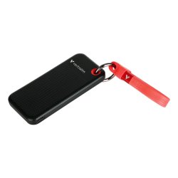 Verbatim - Pocket SSD USB 3.2 Gen 2 128GB Sort/Red - M.2 - 128 GB - 1000 MB/s - USB Type-C - 3.2 Gen 2 (3.1 Gen 2) - 10
