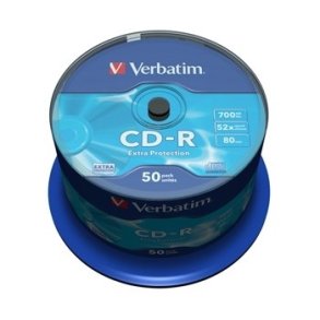 Verbatim CD-R - 700MB/80min - 52x - spindel - 50 stk.