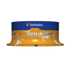 Verbatim - 43667 - 4.7 GB - DVD-R - 120 mm - 25 pc(s) - 16x - 120 min