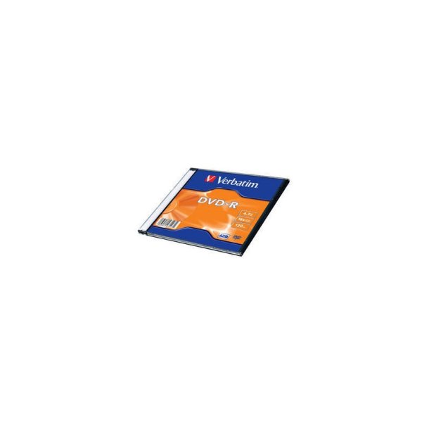 Verbatim - DVD-R Matt Silver - 4.7 GB - DVD-R - 16x - 120 min - Slimcase