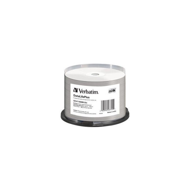Verbatim - CD-R 52x DataLifePlus - CD-R - 700 MB - 50 pc(s) - 120 mm - 52x - Spindle