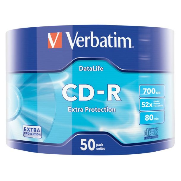 Verbatim - CD-R Extra Protection - CD-R - 700 MB - 50 pc(s) - 52x