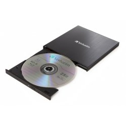 Verbatim Ekstern Ultra Hd - 4K Slimline Blu-ray Writer - med USB-C