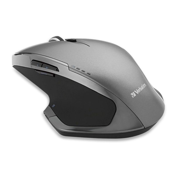 Verbatim trdls mus - 8 knapper - Bl led - sort