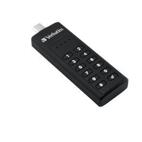Verbatim - Keypad Secure - USB-C Drive with Password Protection and AES-256 HW encryption to protect your data - 128 GB 