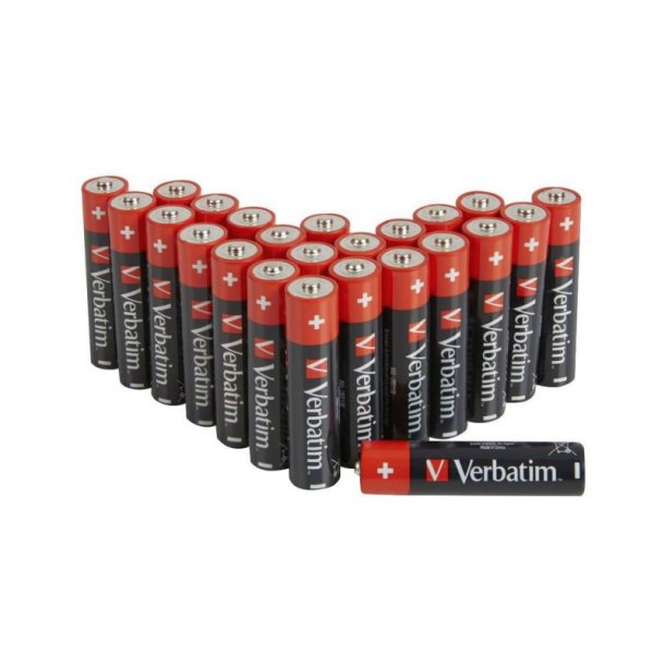 Verbatim Batteri - AAA-Batteri - AA-LR3 - Micro - 1,5V - Pakke med 4 stk.