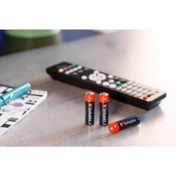 Verbatim Batteri - AA-Batteri - AA-LR6 - Mignon - 1,5V - Pakke med 4 stk.