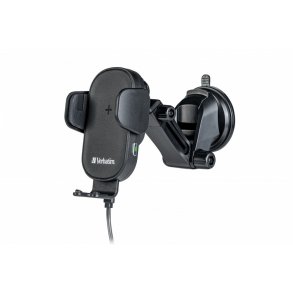 Verbatim - FWC-01 - Active holder - Mobile phone/Smartphone - Car - Suction cup - Sort - Wired