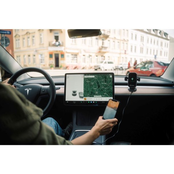 Verbatim FWC-02 IQ - bilholder/lader - Aktiv - Trdls opladning - Sort